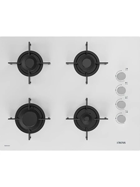 Altus ALA 159 DW Beyaz Cam Ankastre Ocak