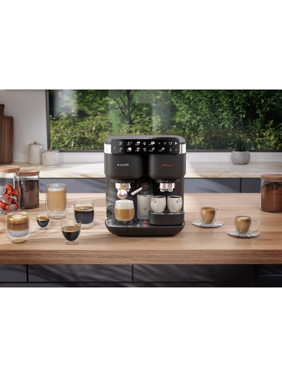 Arçelik TEM 9690 Telvesso Türk Kahve ve Espresso Makinesi