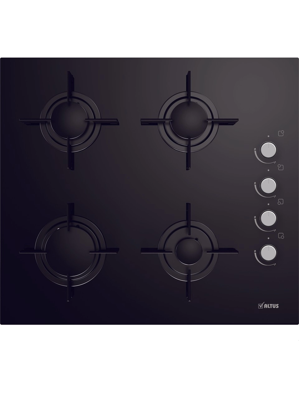 Altus AL-89 GB Siyah Cam Set Üstü Ocak