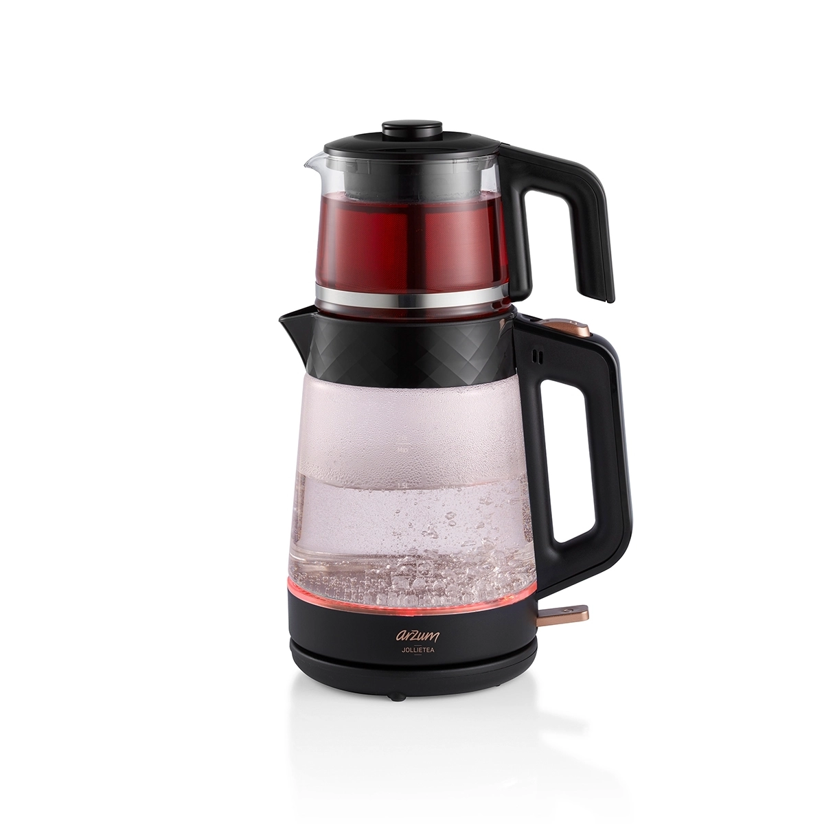 Arzum AR3101-CC Gusto 1900 W Cam Çay Makinesi