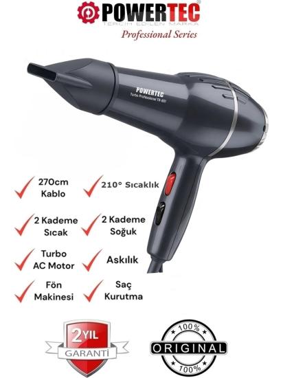 Powertec TR-801 2000 W Saç Kurutma Makinesi