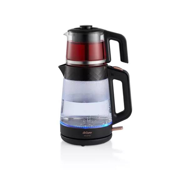 Arzum AR3101-CC Gusto 1900 W Cam Çay Makinesi