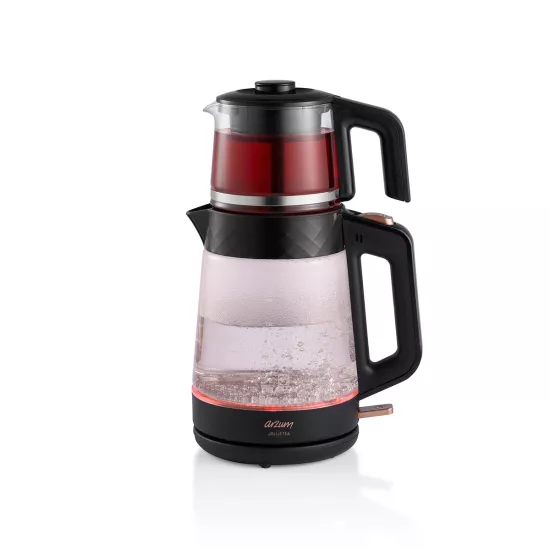 Arzum AR3101-CC Gusto 1900 W Cam Çay Makinesi
