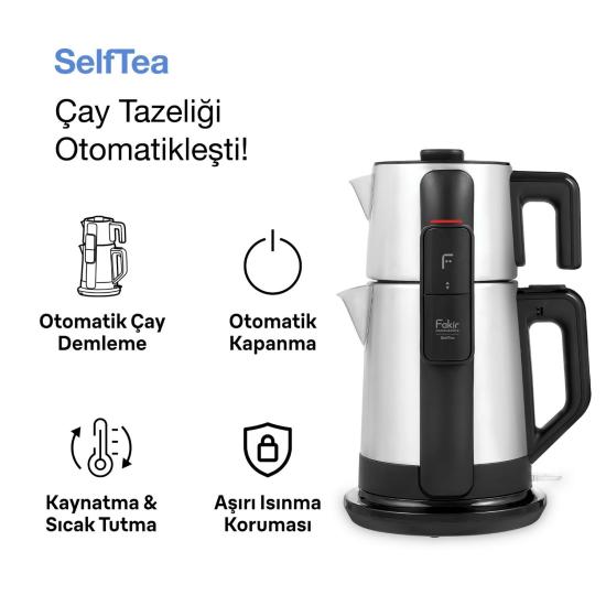 Fakir Selftea 1600 W Çelik Çay Makinesi