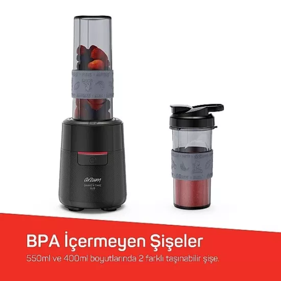 Arzum Shake’N Take Duo AR1192-01 550 W Smoothie Blender