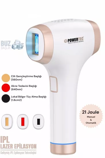 Powertec TR-9999 IPL Lazer Epilasyon Aleti
